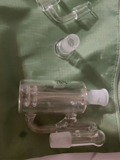 Preview pic of Glass add on pieces ash catcher,banger