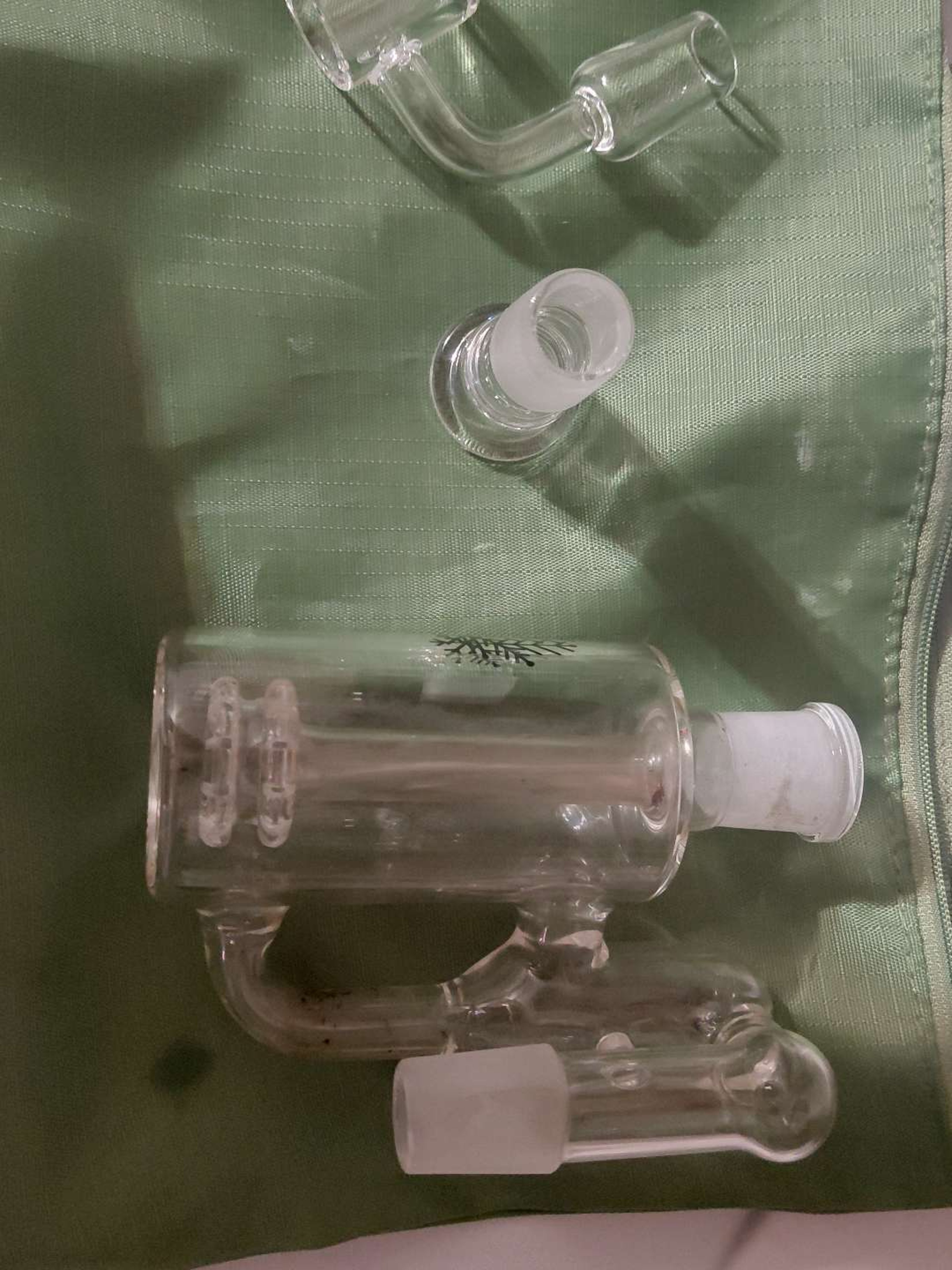 Glass add on pieces ash catcher,banger image 0