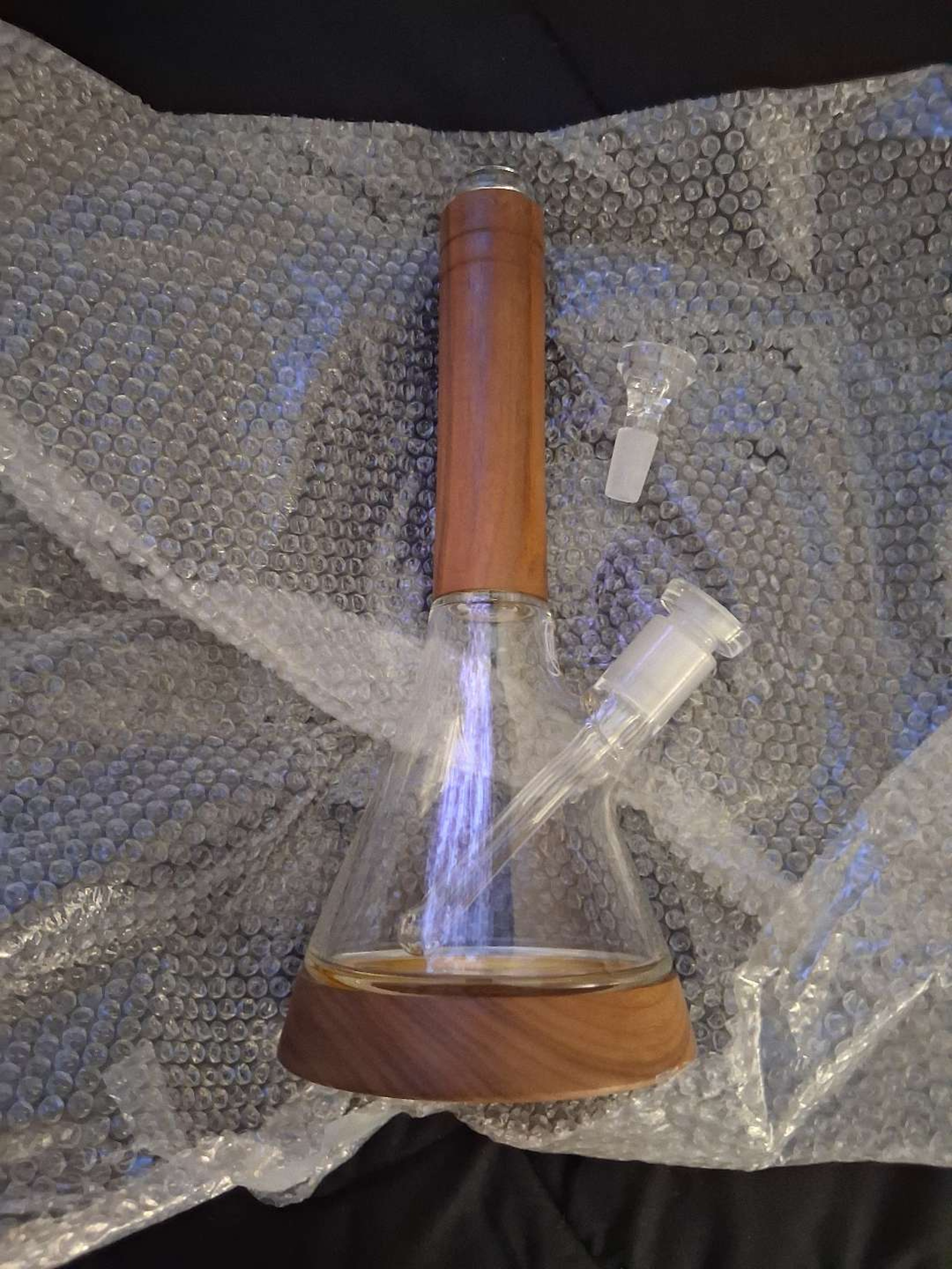 Marley Natural Walnut/Glass image 0