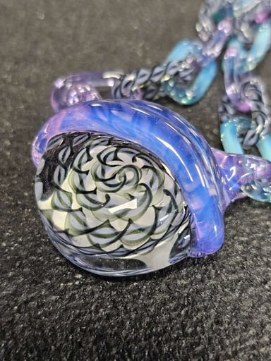 Preview pic of Anonamyss Glassworx Eye Cane Chain
