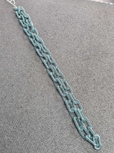 Preview pic of Anonamyss Glassworx Teal Cane Chain