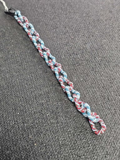 Preview pic of Anonamyss Glassworx Grateful Cane Bracelet