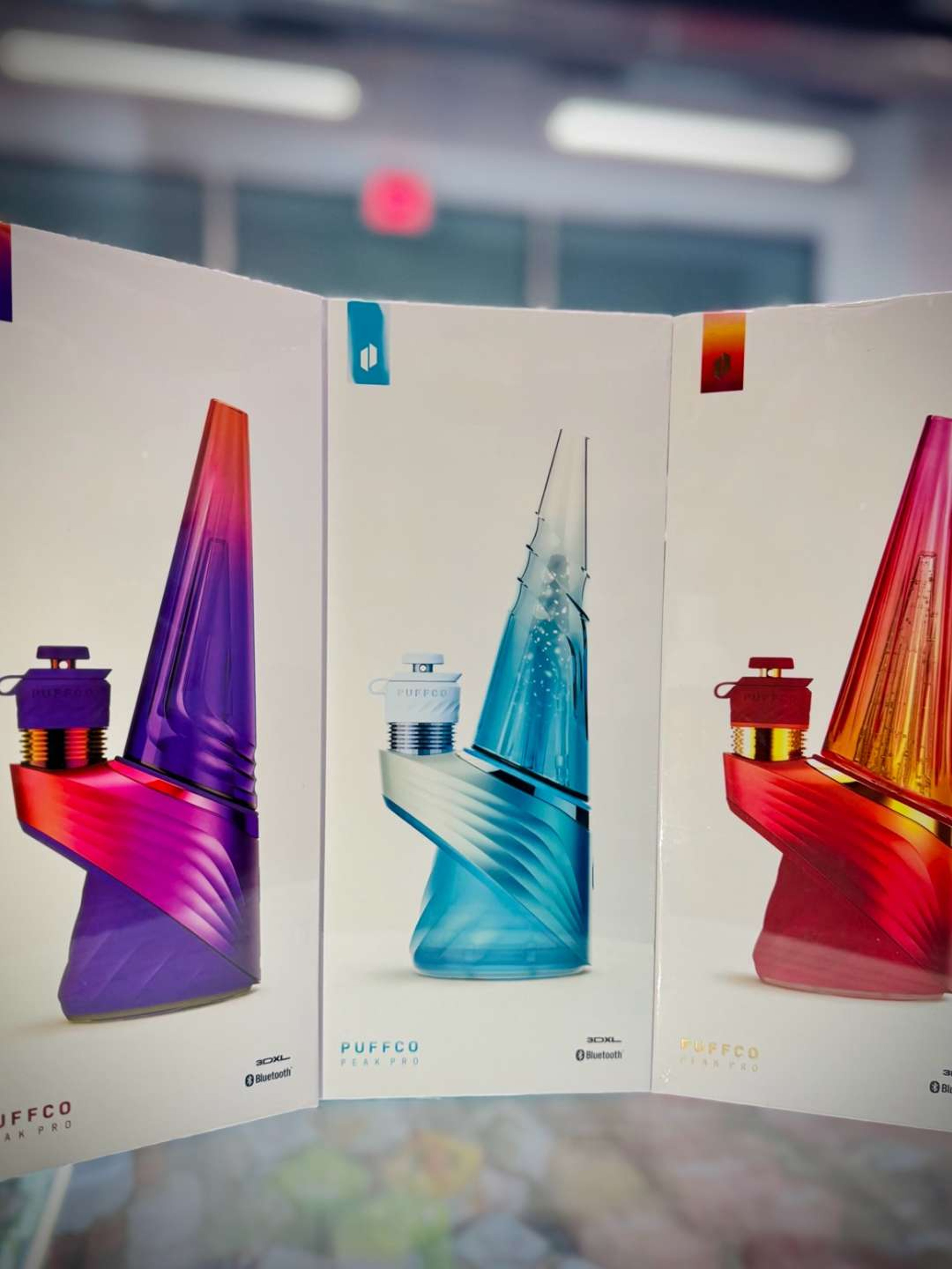 Preview pic of Puffco Peak Pro 3DXL Limited Editions — Plasma + Glacier + Daybreak — Set of 3 — Brand New Sealed