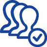 An illustration of three overlapping heads