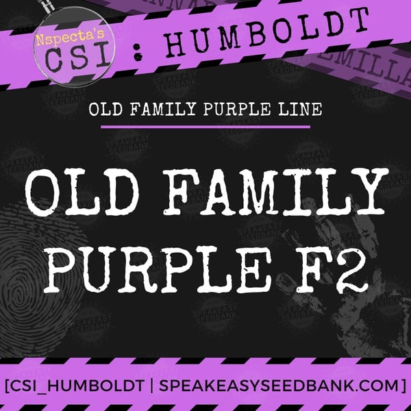 Speakeasy presents Old Family Purple F2