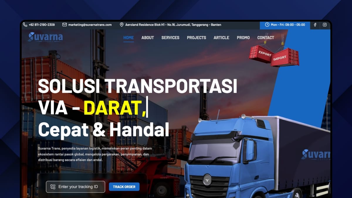 Dashboard Utama Admin
