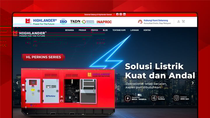 Website Utama Highlander