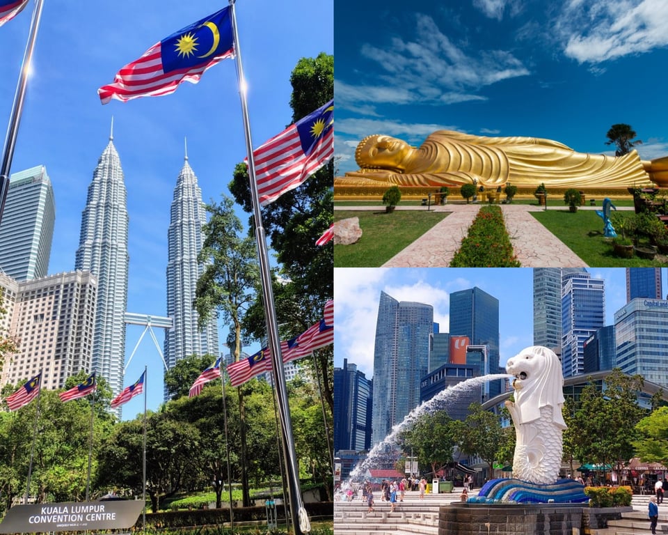 TOUR 3 NEGARA ASIA MALAYSIA – SINGAPORE – THAILAND (HAT YAI) 7H6M 