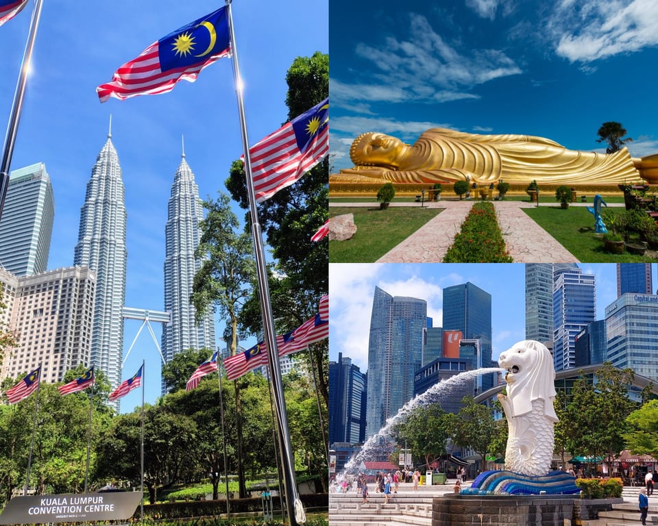 TOUR 3 NEGARA ASIA MALAYSIA – SINGAPORE – THAILAND (HAT YAI) 7H6M 