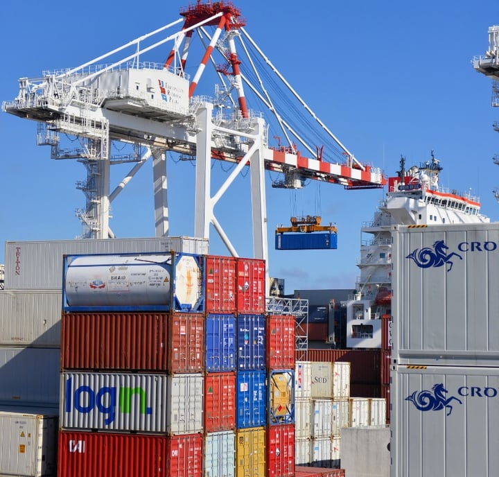 Delivery man holding a package