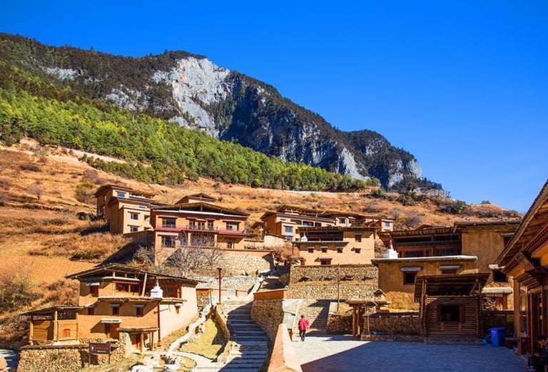 Bala Village Balagezong Yunnan China