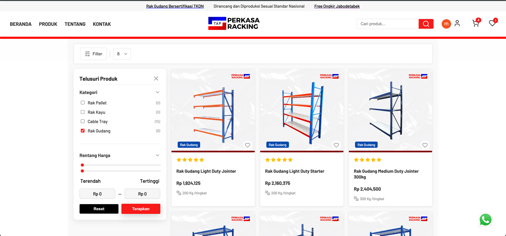 Shop Perkasa Racking