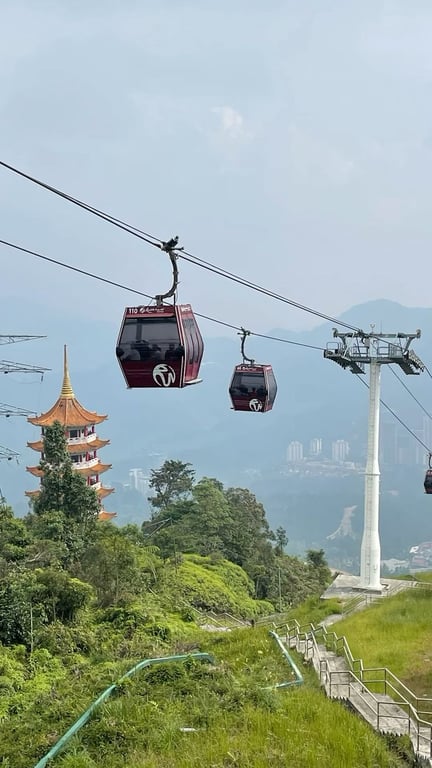 Genting SkyWorlds cable car Genting Highland Malaysia