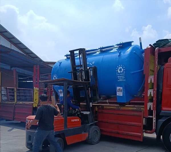 Pengiriman 4 Unit IPAL ke RSUD Dunda Limboto Gorontalo