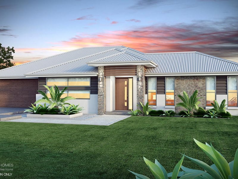 Single storey Beechmont 204 House by Stroud Homes Melbourne Outer Eastern
