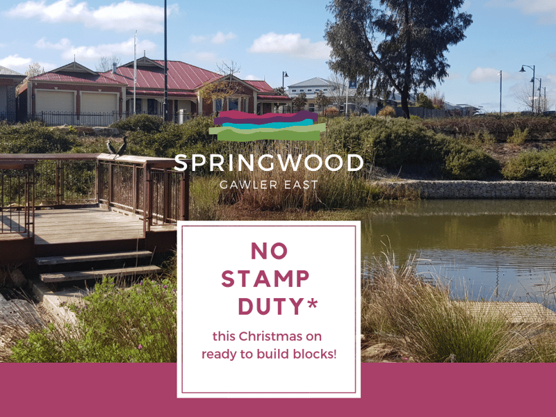 New land estate Springwood, Gawler Gawler SA 5118 Phone
