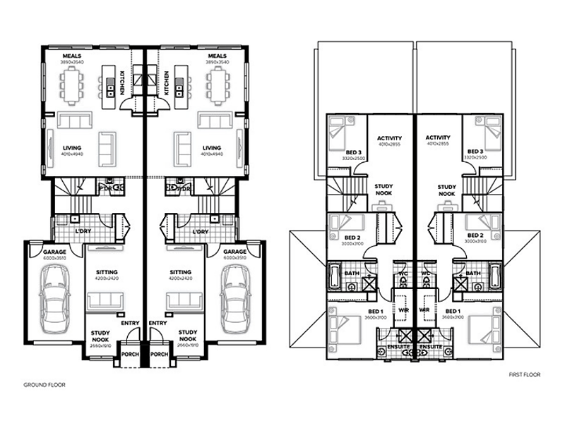 Duplex/Townhouse/Dual Occupancy Designs