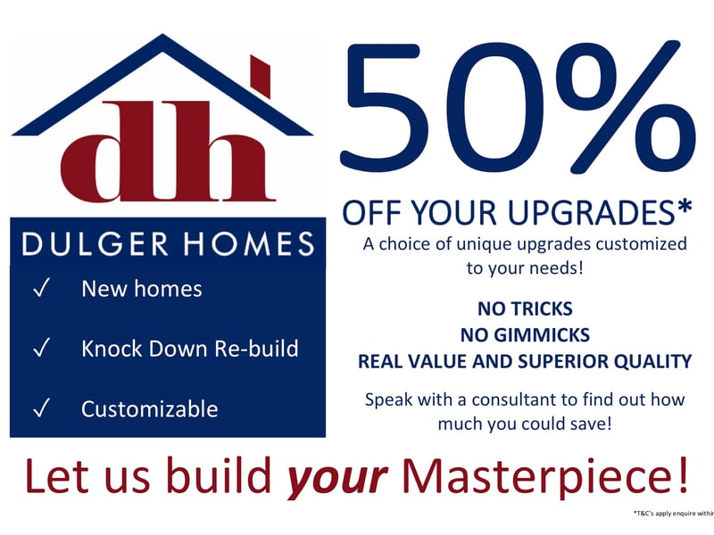 50% off your upgrades!*