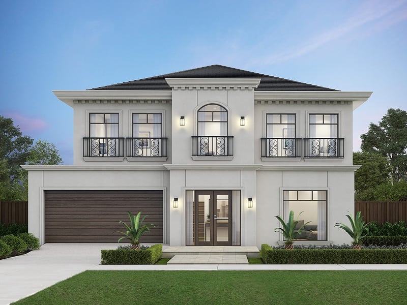 Double storey Serenity 362 House by Omnia Homes