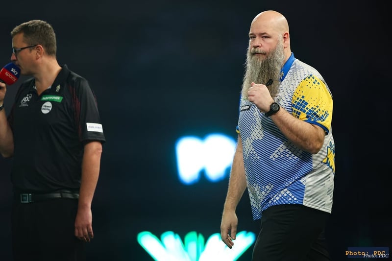 Andreas Harrysson celebrates at the World Championship