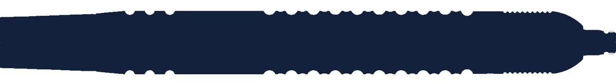 Straight dart barrel shape diagram