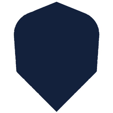 Standard dart flight shape diagram