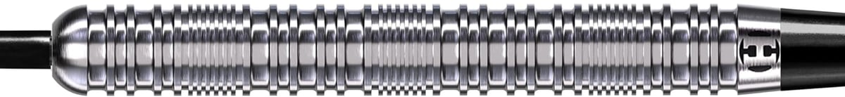 Harrows Caliber 90% tungsten darts set with travel case, spare shafts and flights