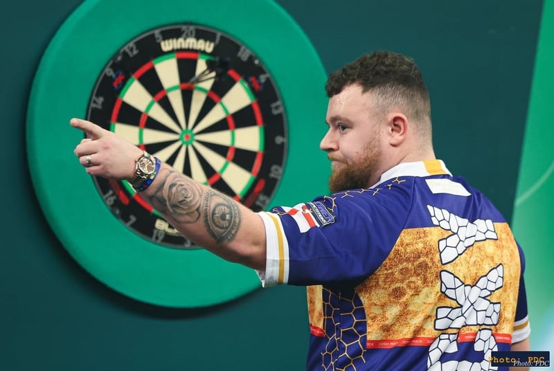 Josh Rock celebrates at the World Championship