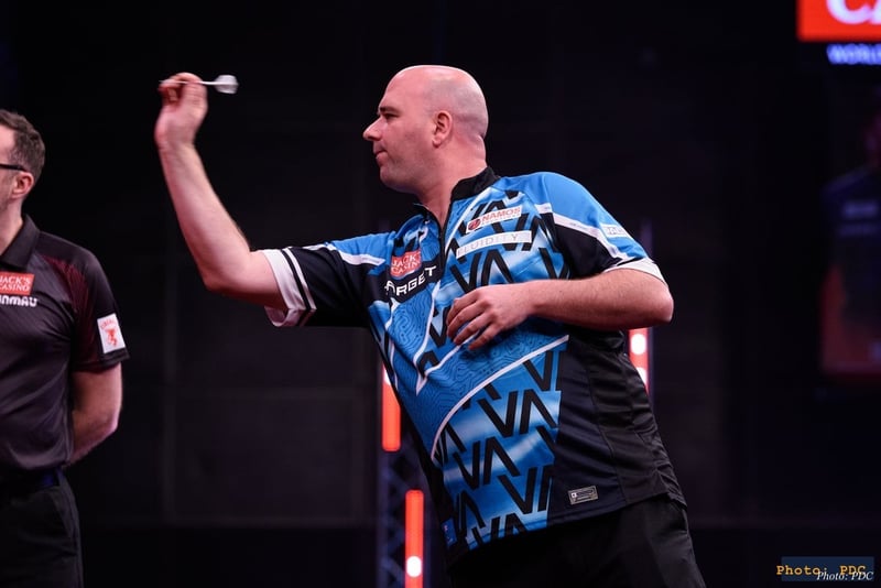 Rob Cross at the World Championship