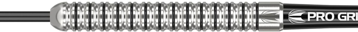 Target Artemis 80% tungsten darts with radial grooved barrel and Pro Grip shafts