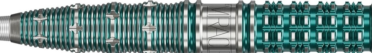 Target The Miracle G7 barrel horizontal showing the dual-zone grip with grid milling at the rear and ringed cuts towards the front