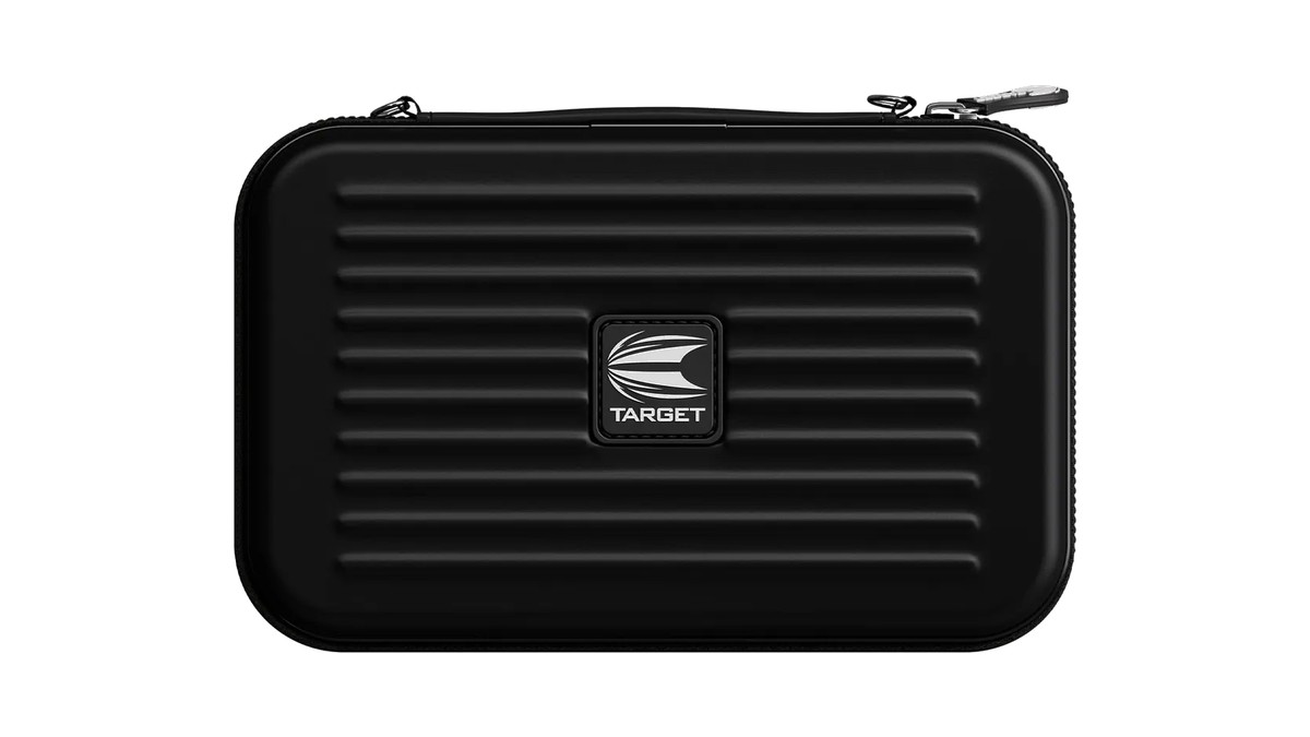 Target Takoma XL darts wallet in black with a ribbed EVA shell
