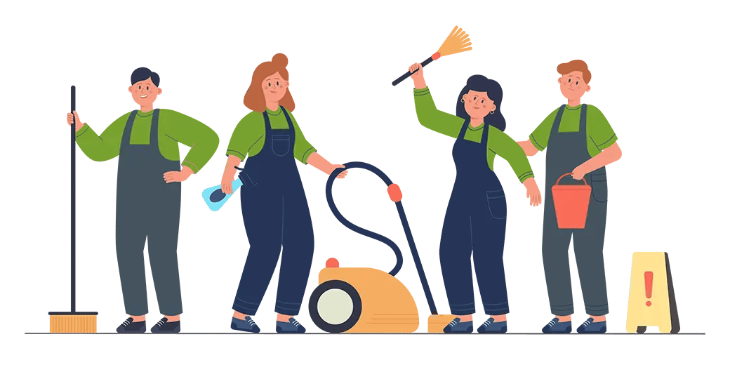 Our cleaning services staff are well trained and professional