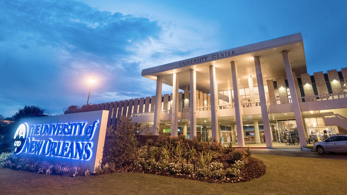 University of New Orleans campus