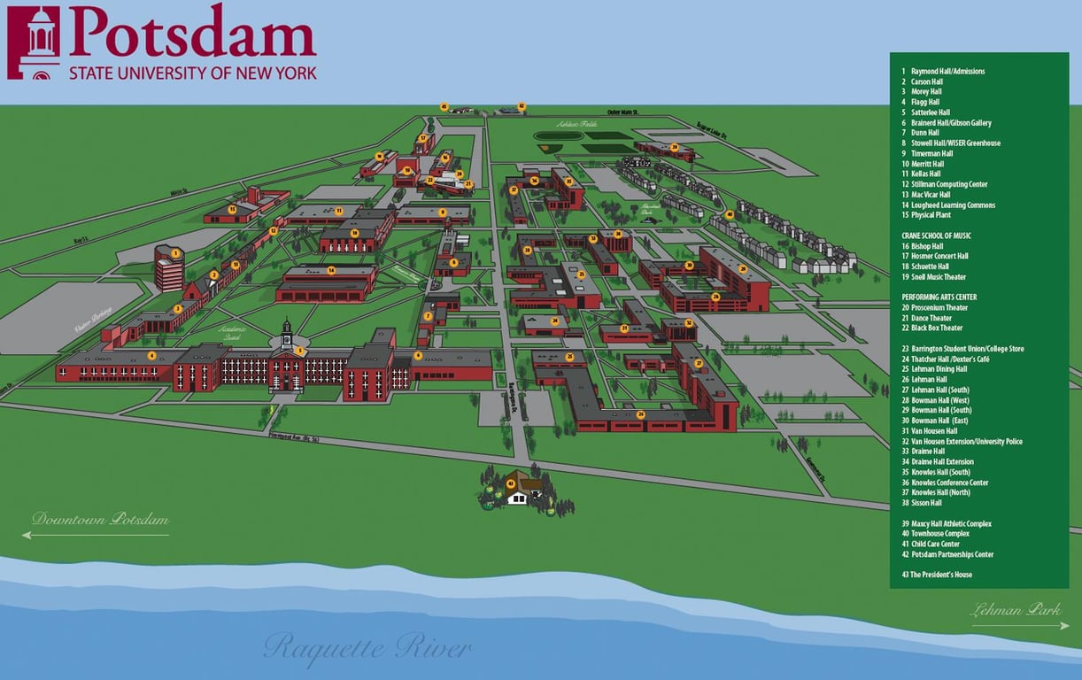 SUNY College at Potsdam campus