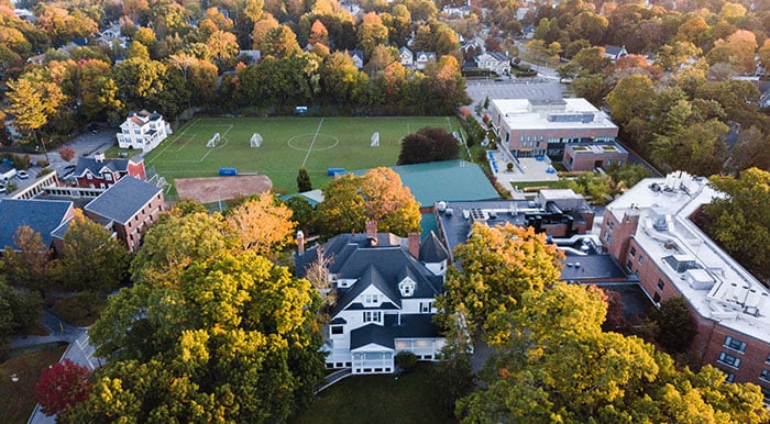 Lasell University campus