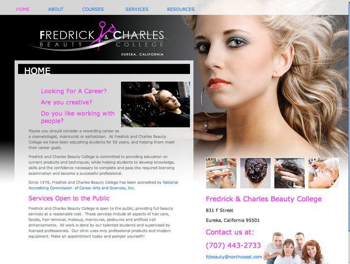 Fredrick and Charles Beauty College campus