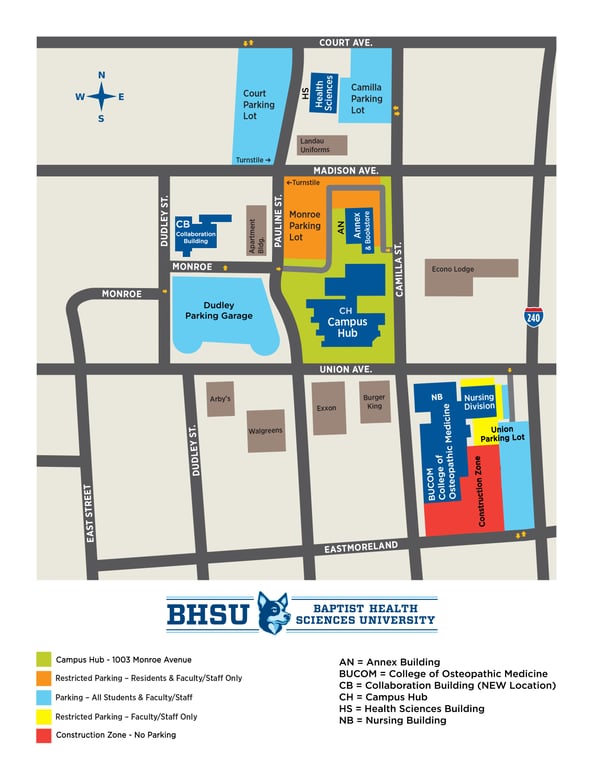Baptist Health Sciences University campus