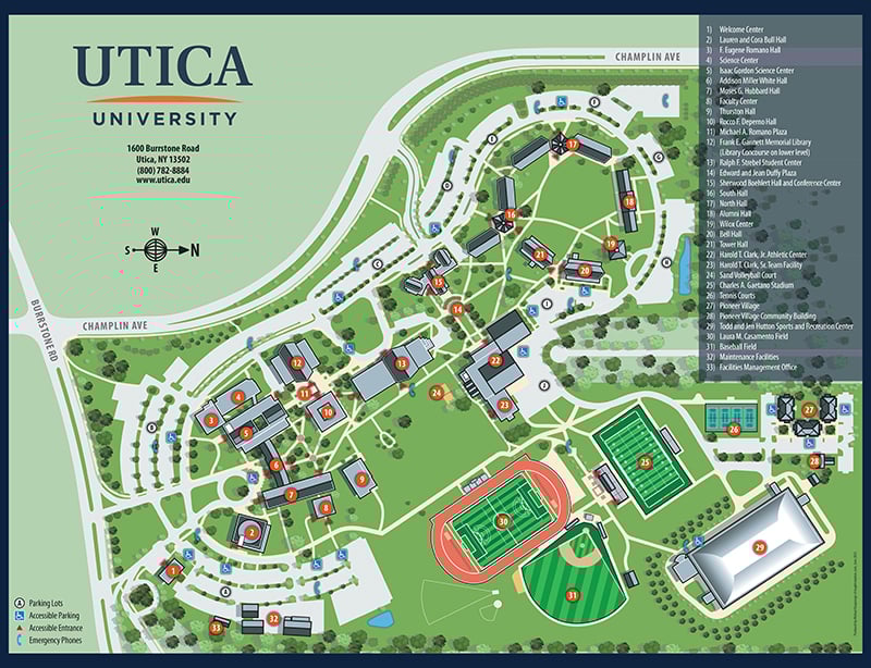 Utica University campus