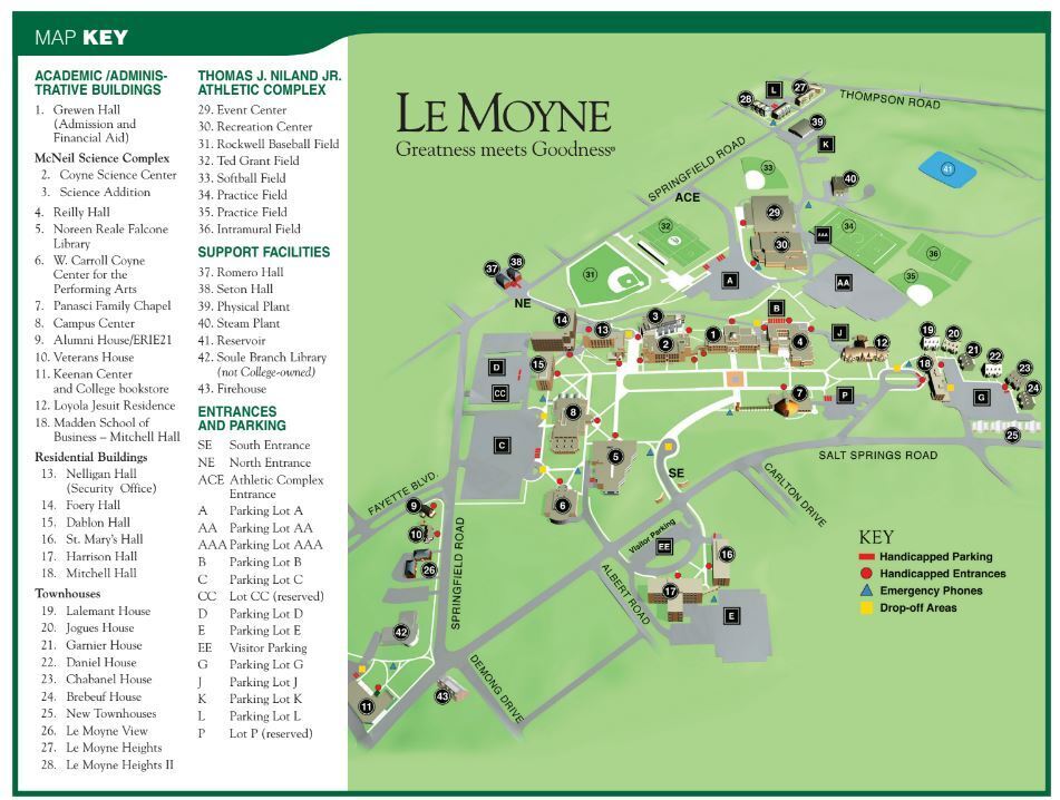 Le Moyne College campus