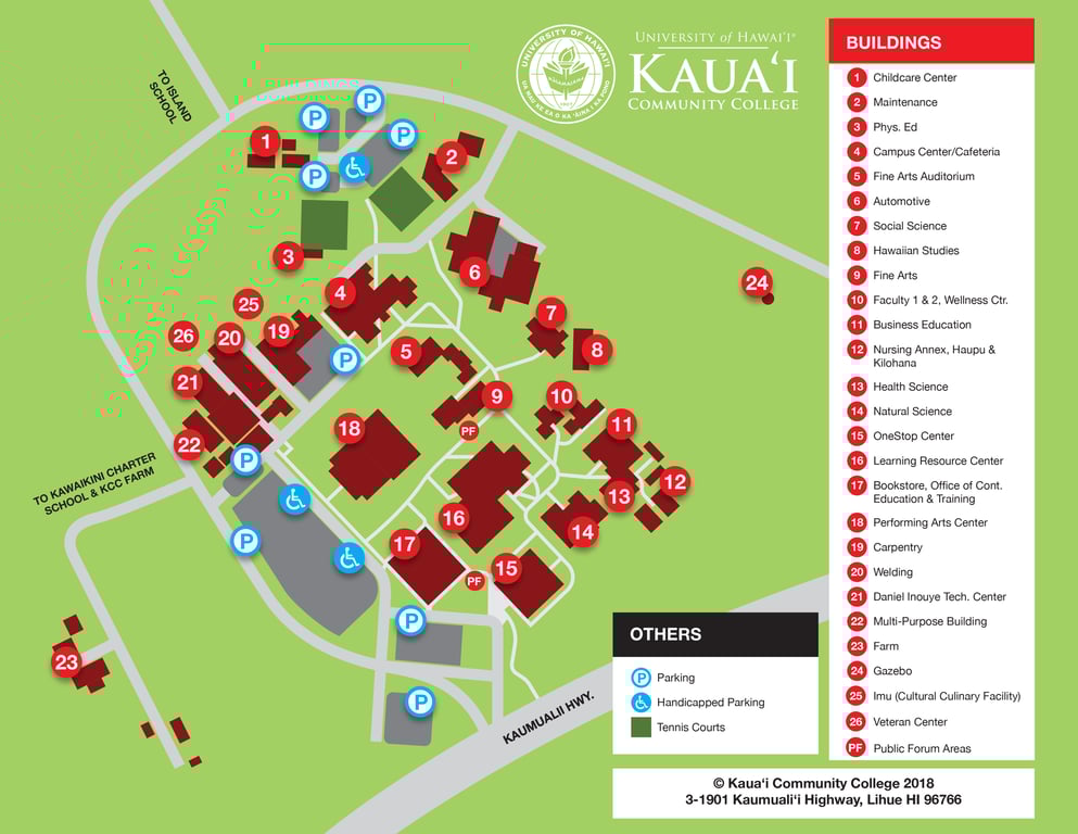 Kauai Community College campus