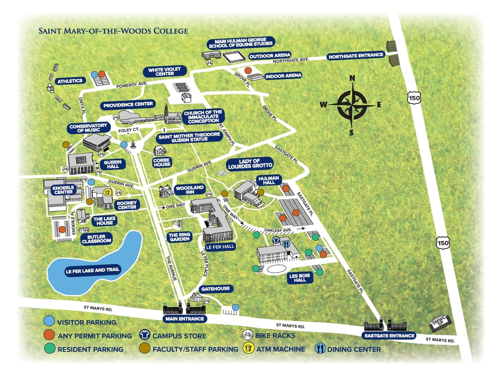 Saint Mary-of-the-Woods College campus