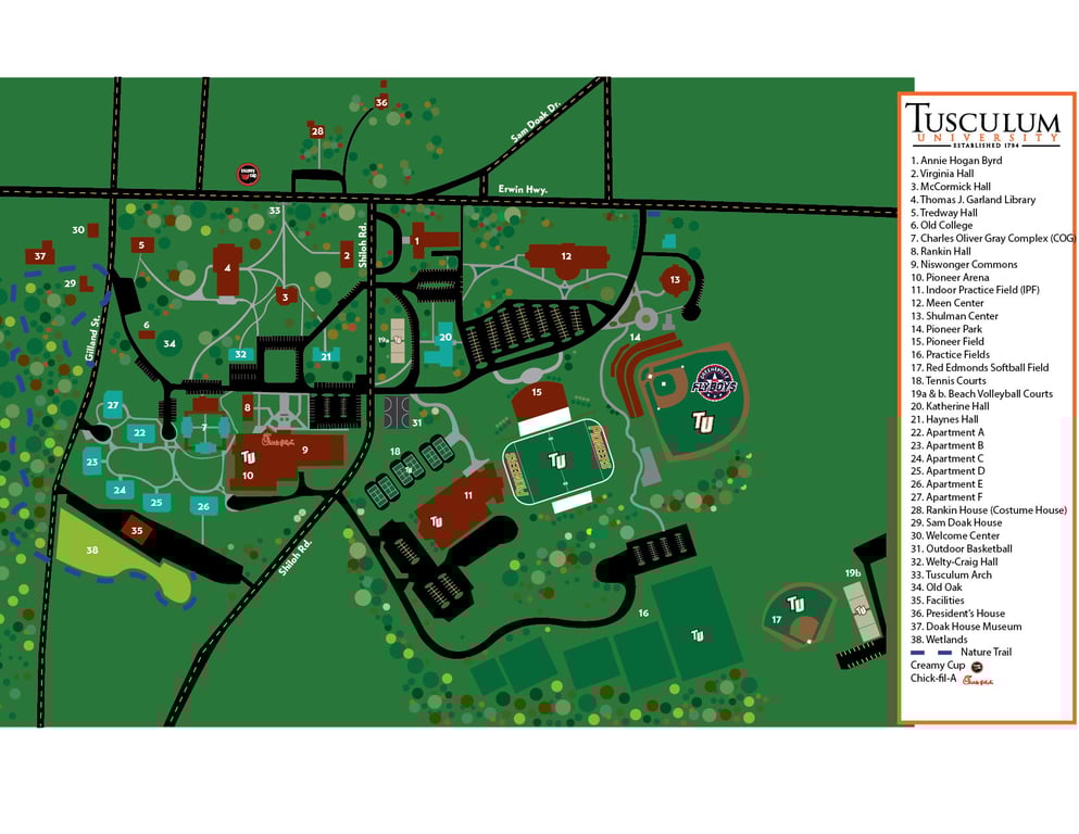 Tusculum University campus