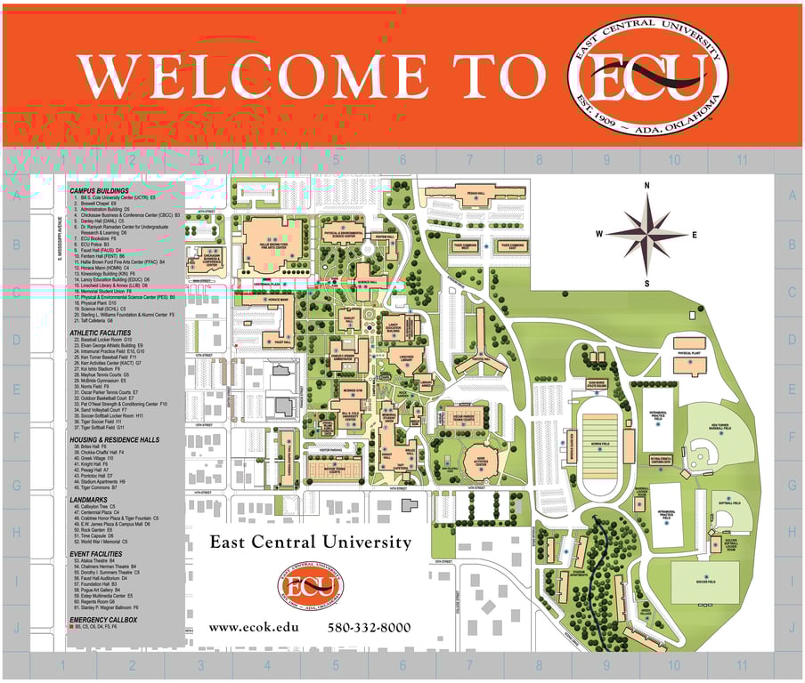 East Central University campus