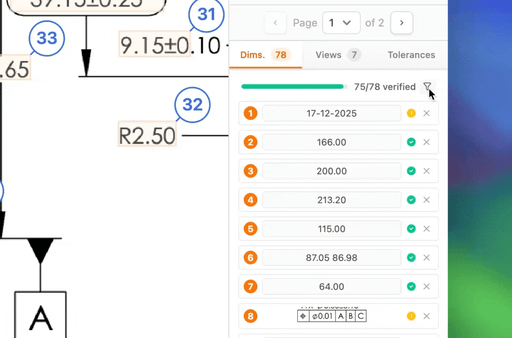 Unverified Dims filter