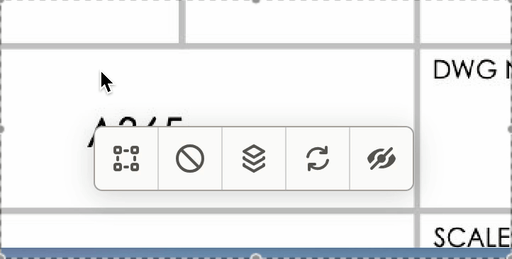 Floating toolbar