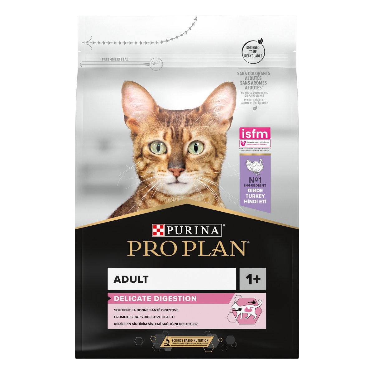 Purina PRO PLAN kassitoit Delicate digestion kalkun 3 kg - Tootepilt 1