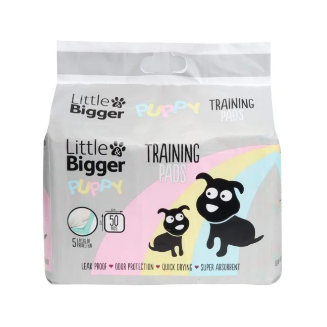 Little & Bigger Puppy Basics kutsika treeninglinad 50 tk 60x60 cm - Tootepilt