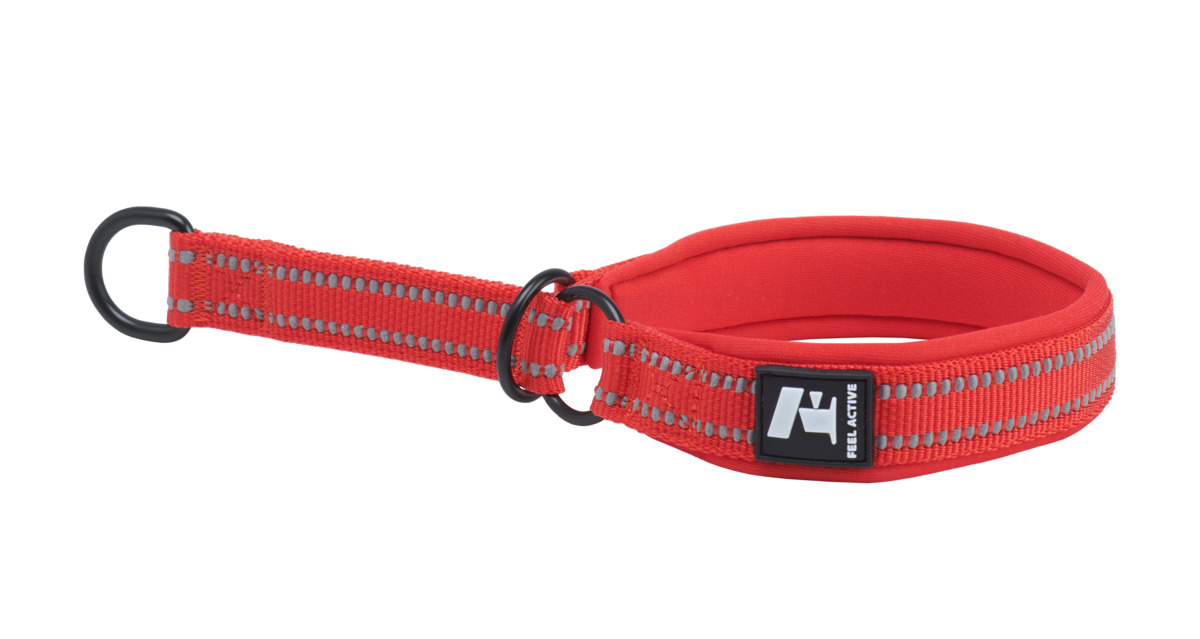 FEEL ACTIVE Slip pussavelkošā kaklasiksna, 50cm, sarkana - Produkta attēls