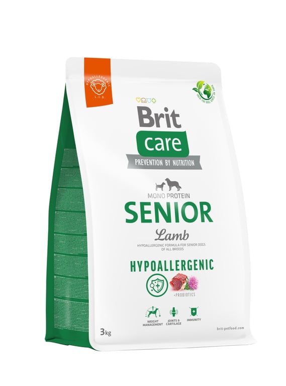 Brit Care Senior koera kuivtoit, lammas/riis, 3 kg - Tootepilt 2